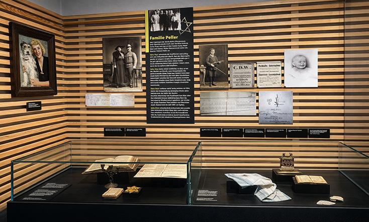 Ausstellung einer jüdischen Familie im 2. Weltkrieg