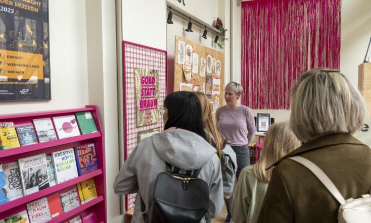 Infopoint im erfurtkultur-Laden