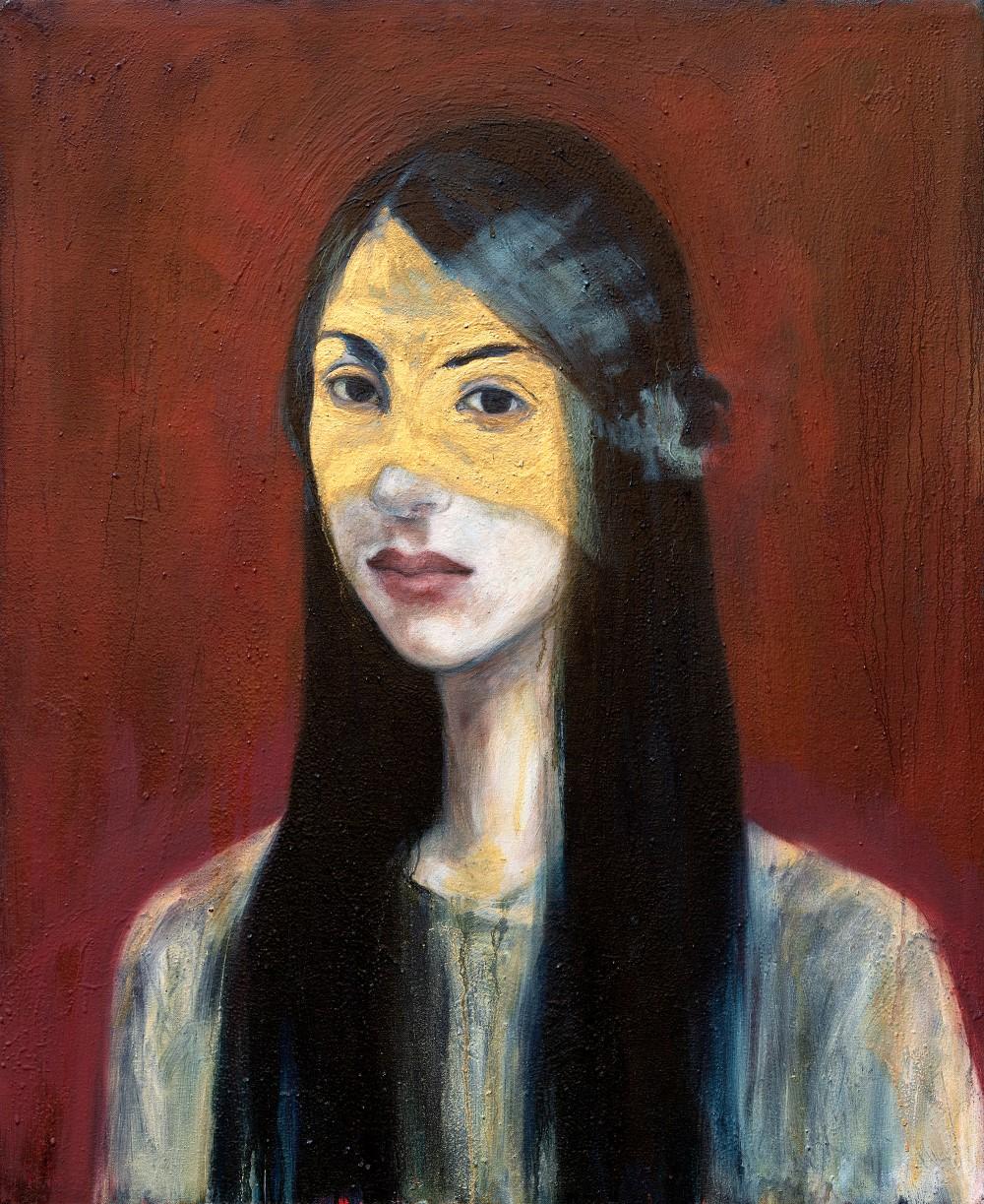 Gold und Pech, Frau Holle, Grimms Märchen, 2018, Acryl und Pigmente Gold und Pech, Frau Holle, Grimms Märchen, 2018, Acryl und Pigmente