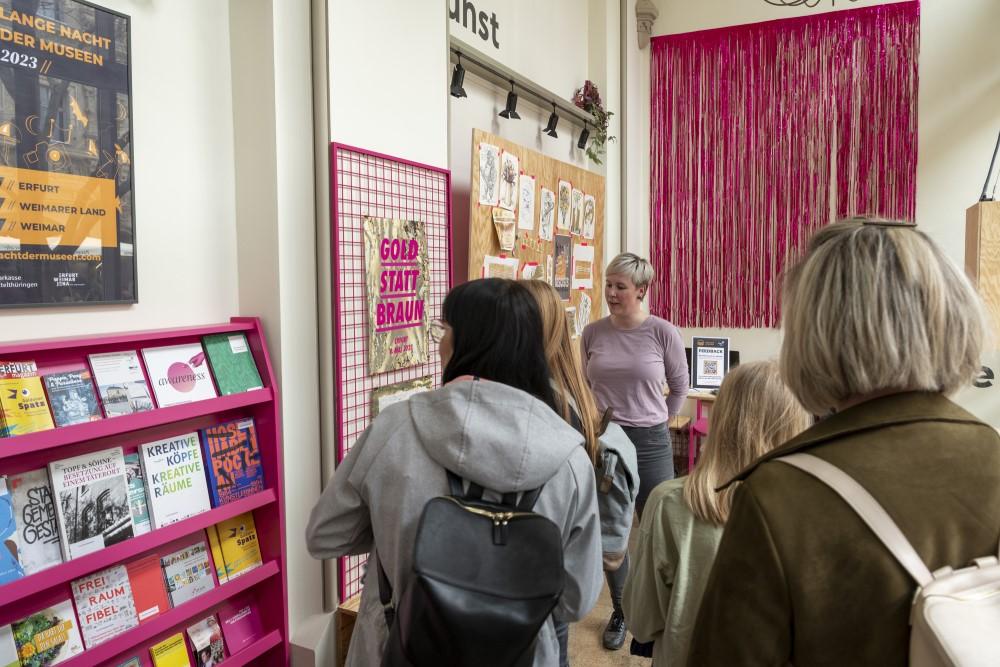 Infopoint im erfurtkultur-Laden