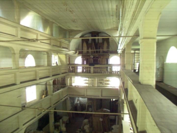 Kirchenschiff im Innern gesehen