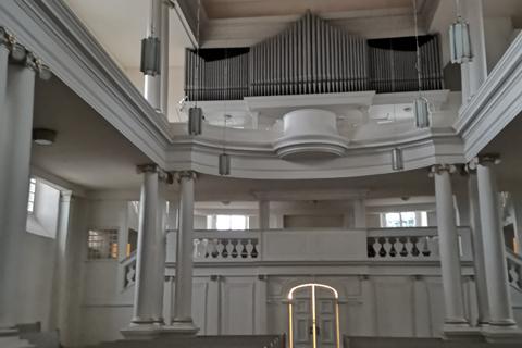 Die Orgel in der Friedenskirche