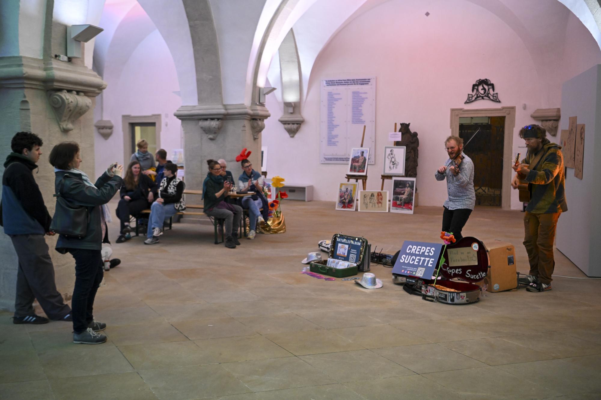 Crepes Sucette im Angermuseum