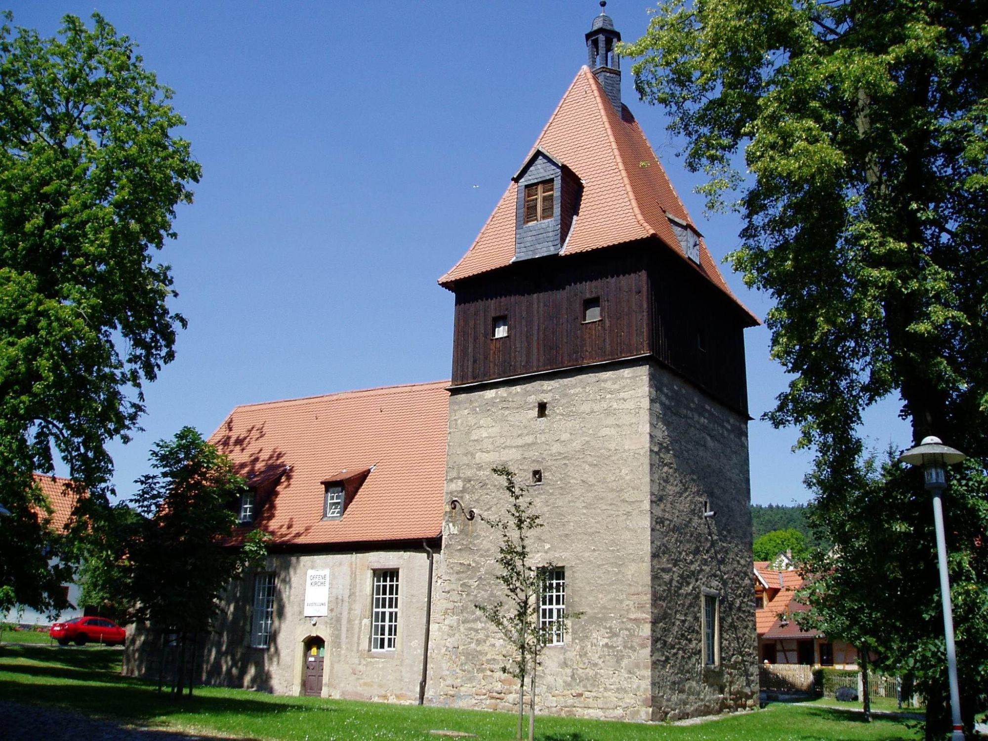 St. Nikolaus Kirche vom Anger aus gesehen