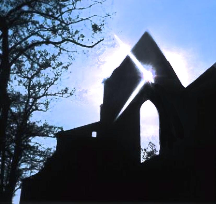 Barfüßerkirche im Sonnenuntergang Barfüßerkirche